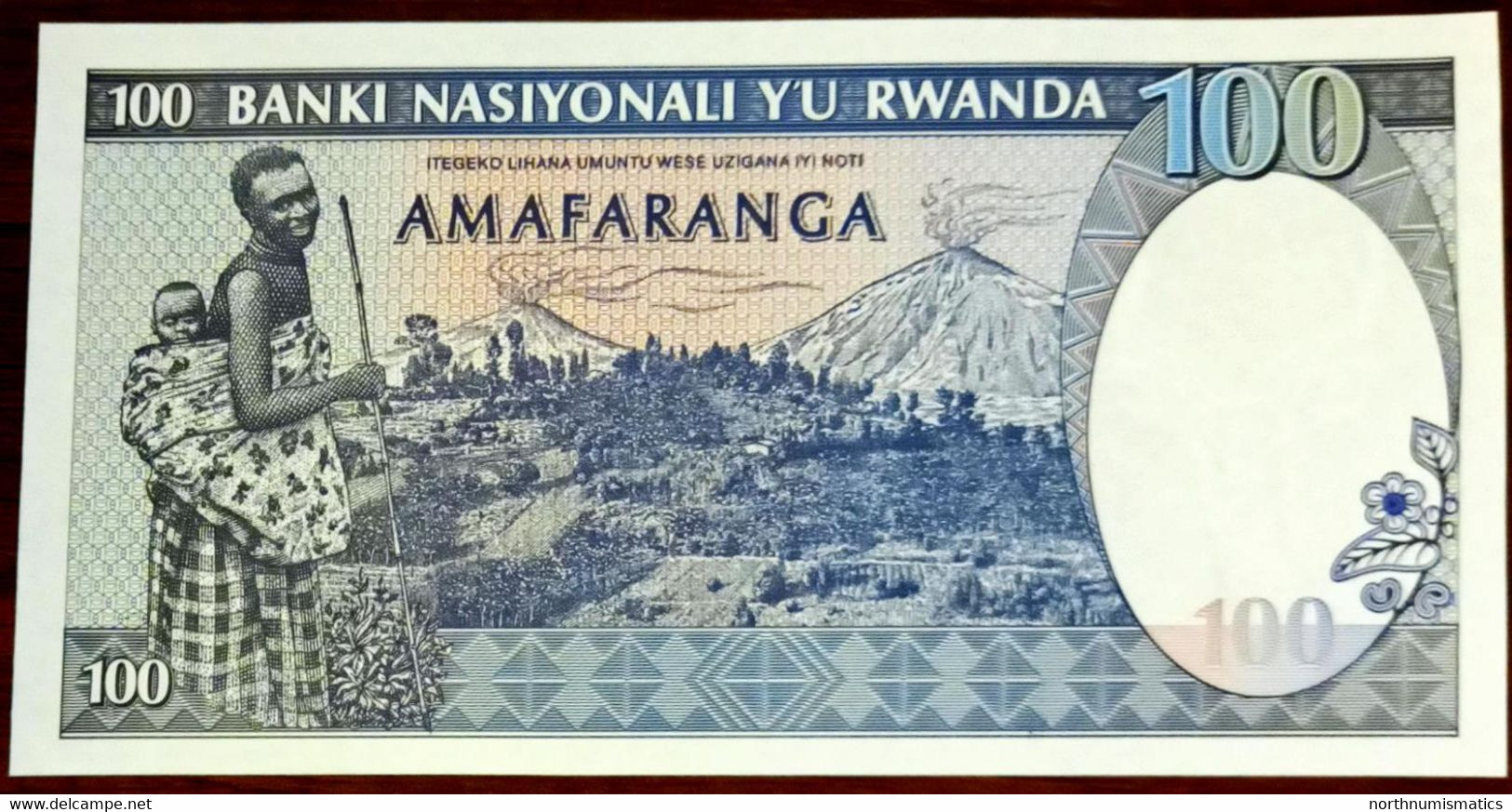 Rwanda 100 Francs 1989 Z Replacement Unc - Rwanda