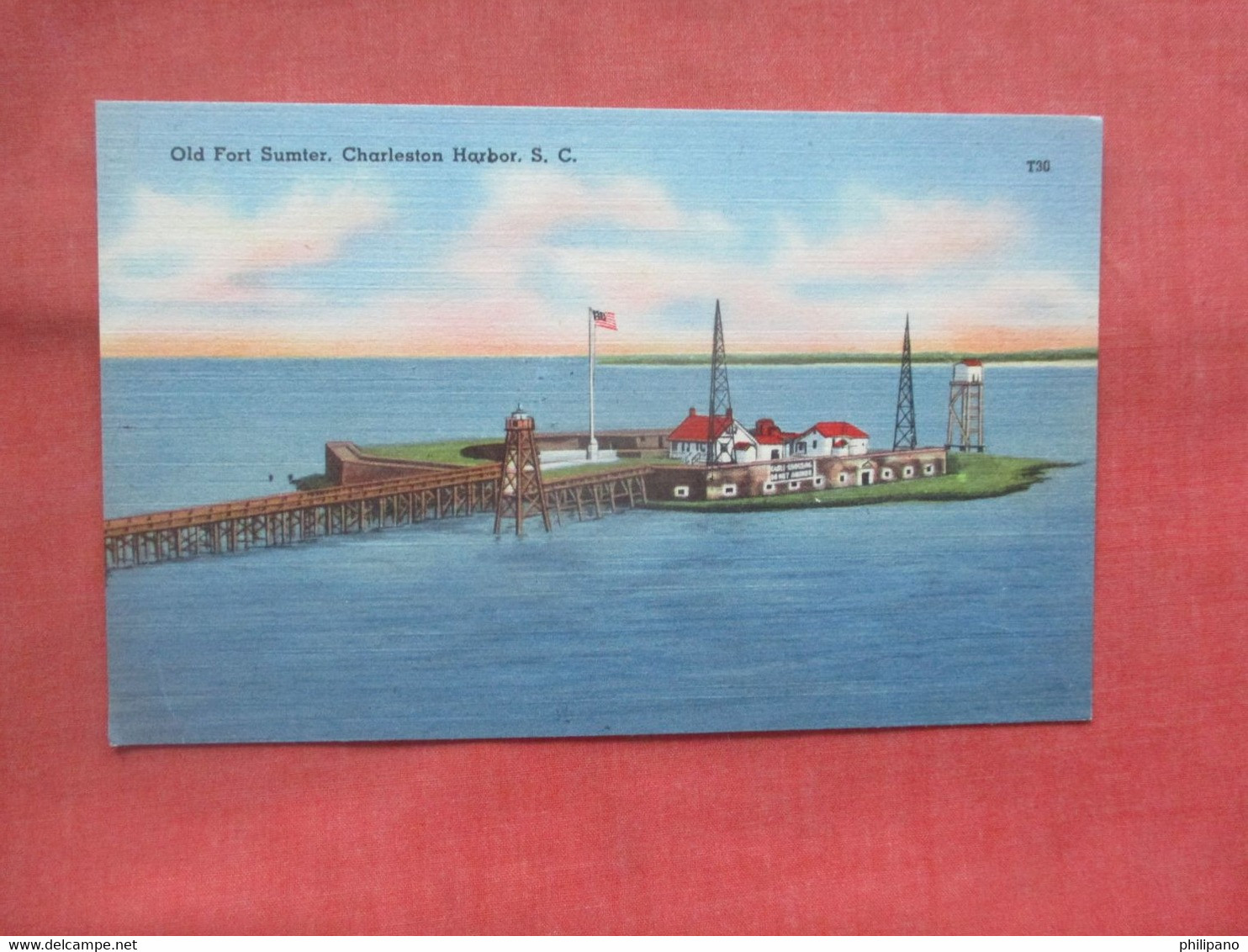 Old Fort Sumter .    Charleston  Harbor South Carolina > Charleston       Ref 5498 - Charleston