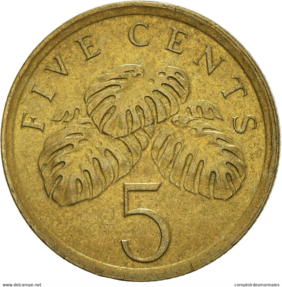 Monnaie, Singapour, 5 Cents, 1989 - Singapour