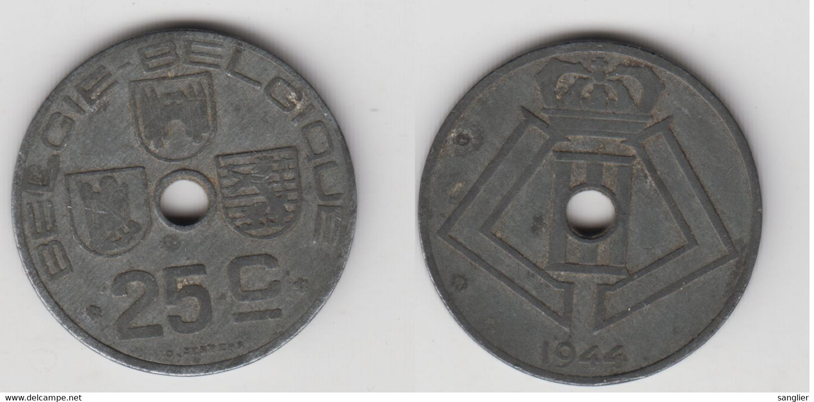 25 CENTIMES 1944 FL-FR - 25 Cents