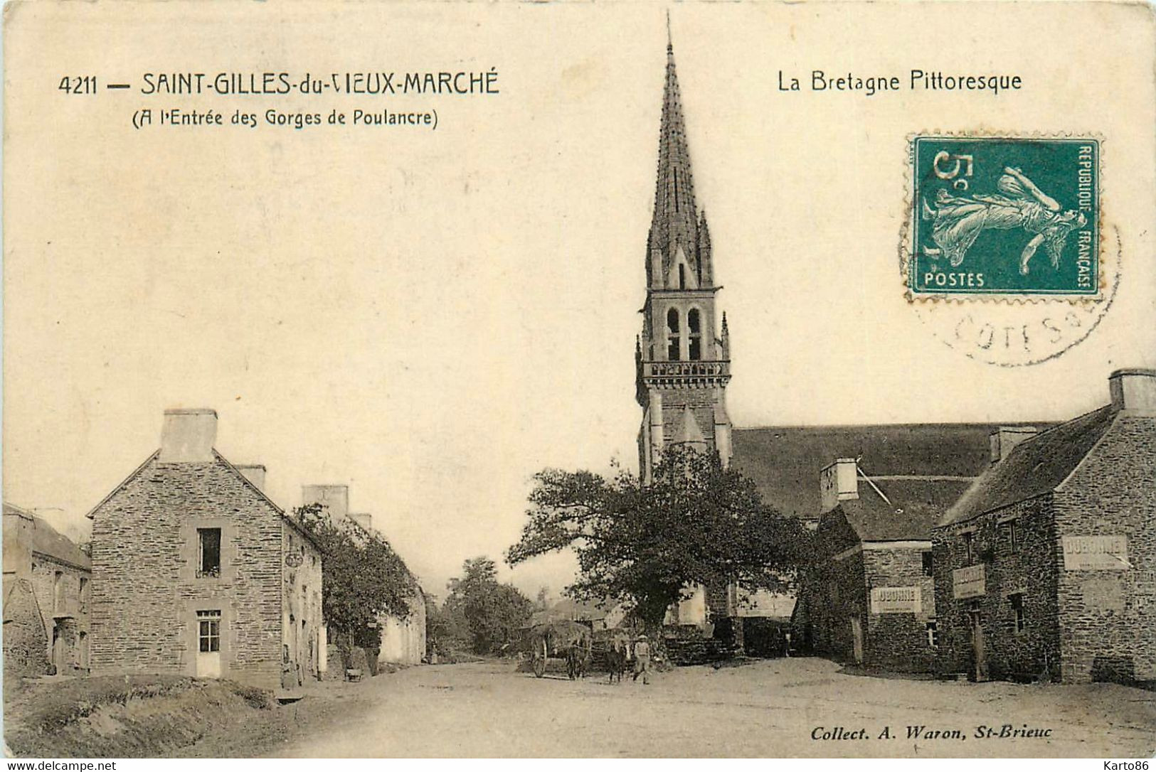 St Gilles Du Vieux Marché * Route à L'entrée Des Gorges De Poulancre - Saint-Gilles-Vieux-Marché