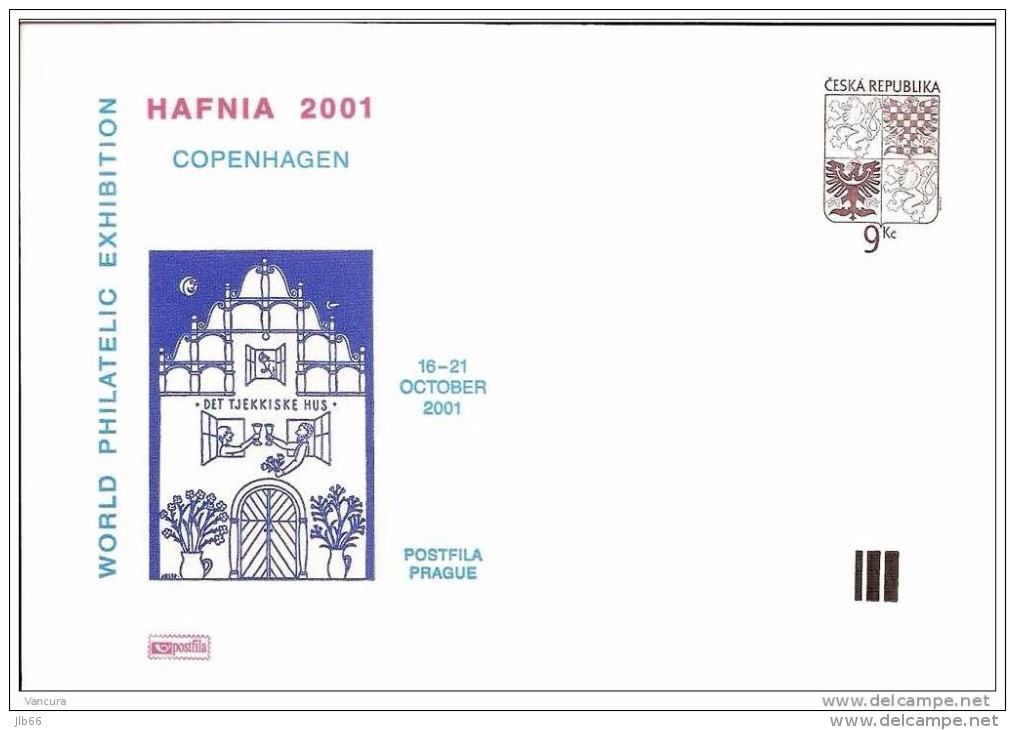 2001 COB 5  P1  - Hafnia Copenhague Maison Tchèque - Omslagen