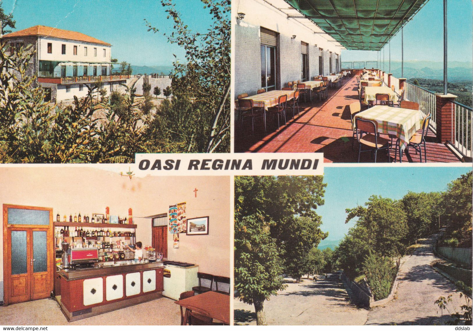 Roccamonfina (Caserta) - Anni '70 - Pensione Oasi Regina Mundi (4 Vedute) - Caserta