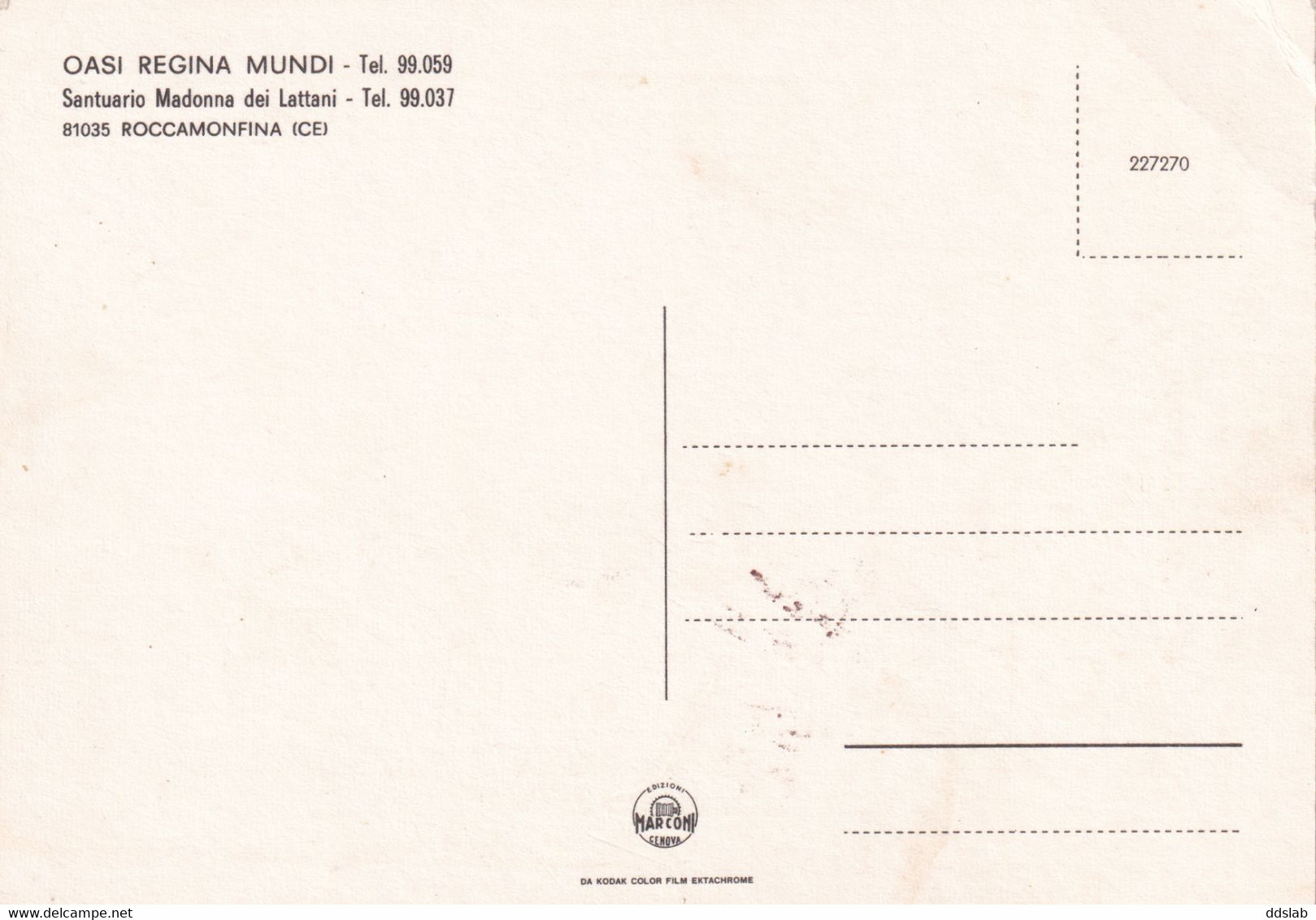 Roccamonfina (Caserta) - Anni '70 - Pensione Oasi Regina Mundi (4 Vedute) - Caserta