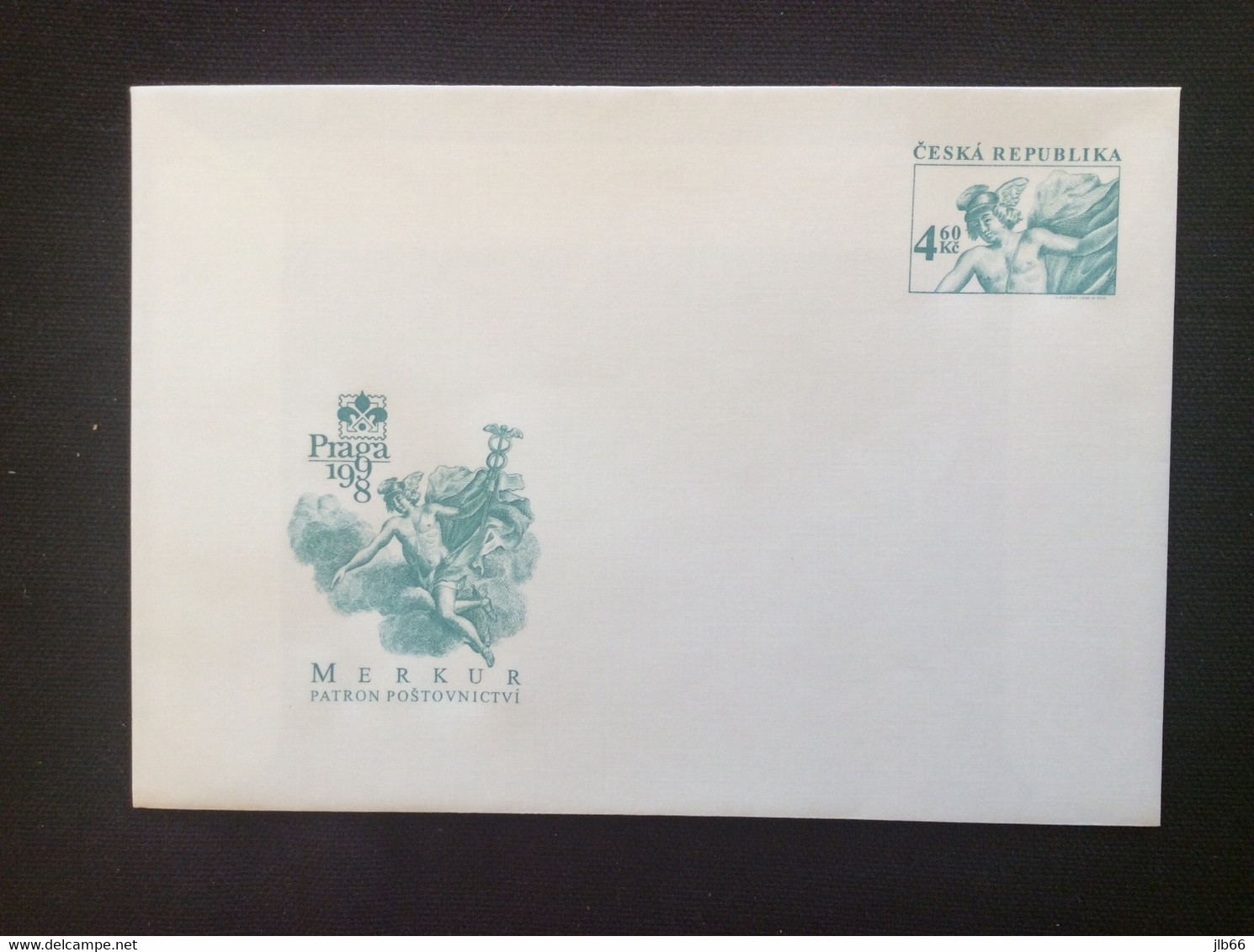 1998 COB 3 - Praga 1998 Mercure 4.60 CZK Vert  Patron Du Service Postal / Merkur - Covers