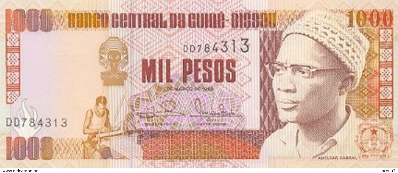 Billete Guinea Bisau. 1000 Pesos 01-03-93. Ref. 6-801 - Guinea-Bissau