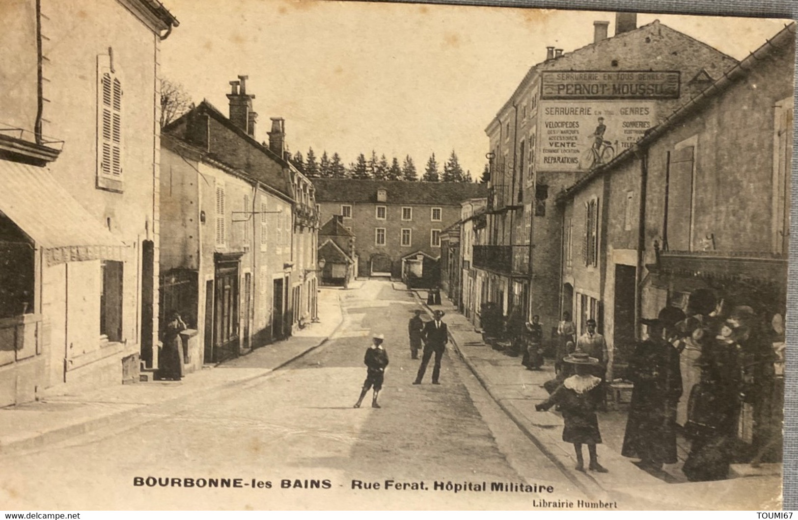 BOURBONNE LES BAINS - Rue Fera-t-elle. Hôpital Militaire - Bourbonne Les Bains