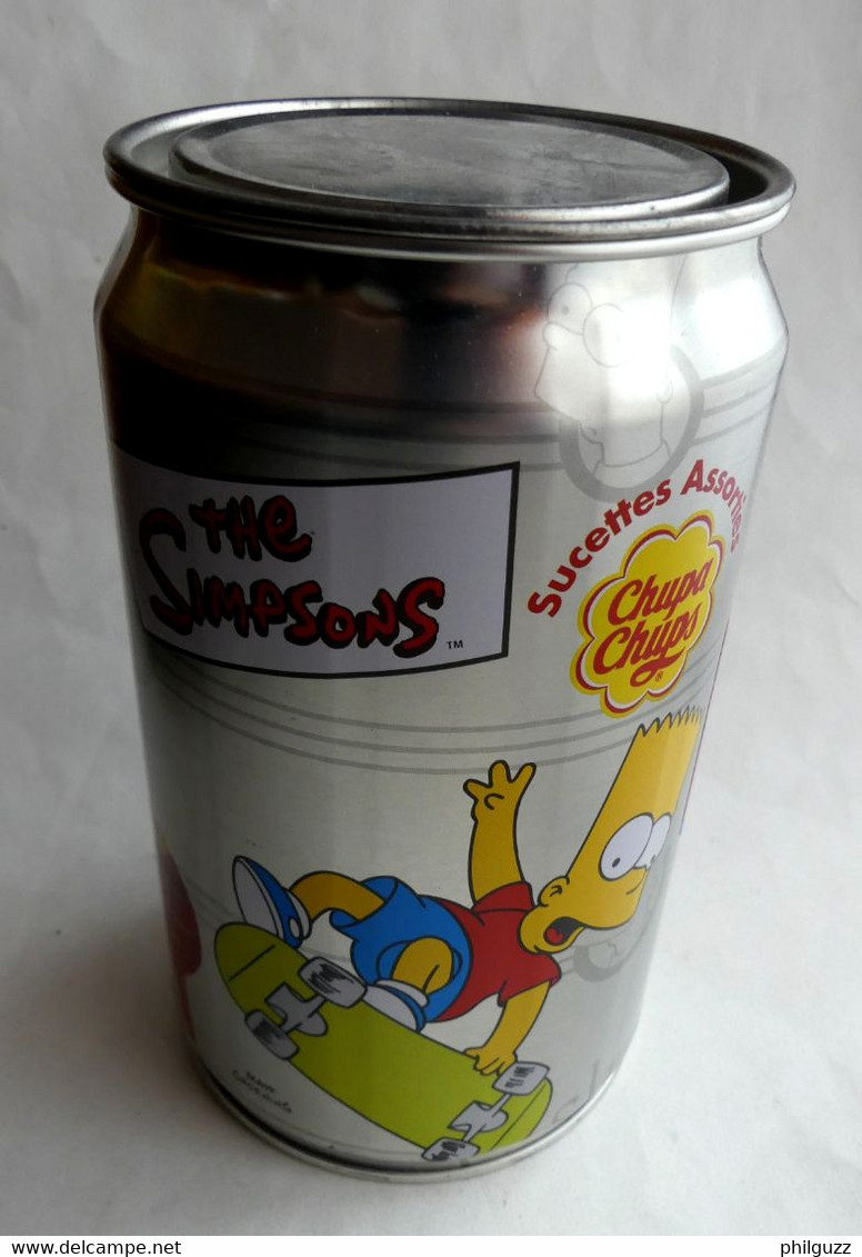 BOITE EN METAL CHUPA CHUPS THE SIMPSONS 2001 - El Arte De La Mesa