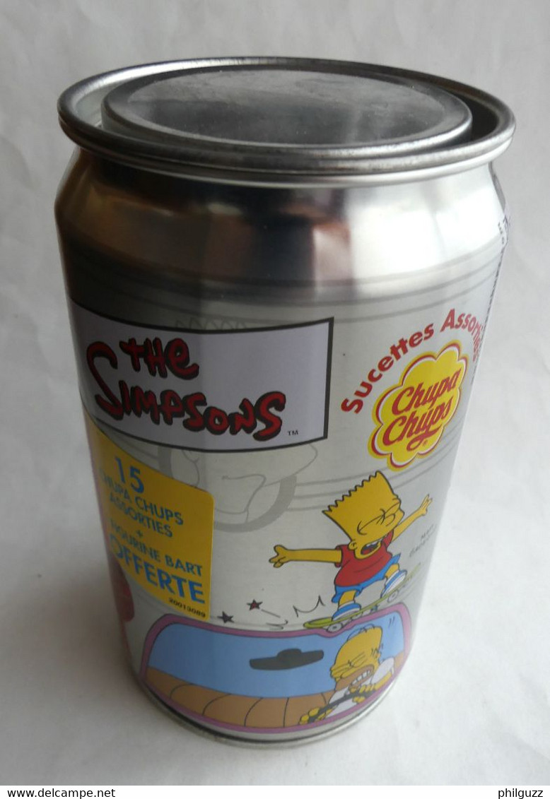 BOITE EN METAL CHUPA CHUPS THE SIMPSONS 2001 - Dishes