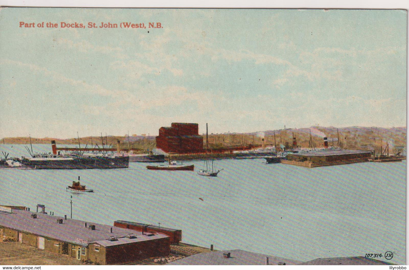 CANADA -  Part Of The Docks ST JOHN - Good Shipping View - St. John