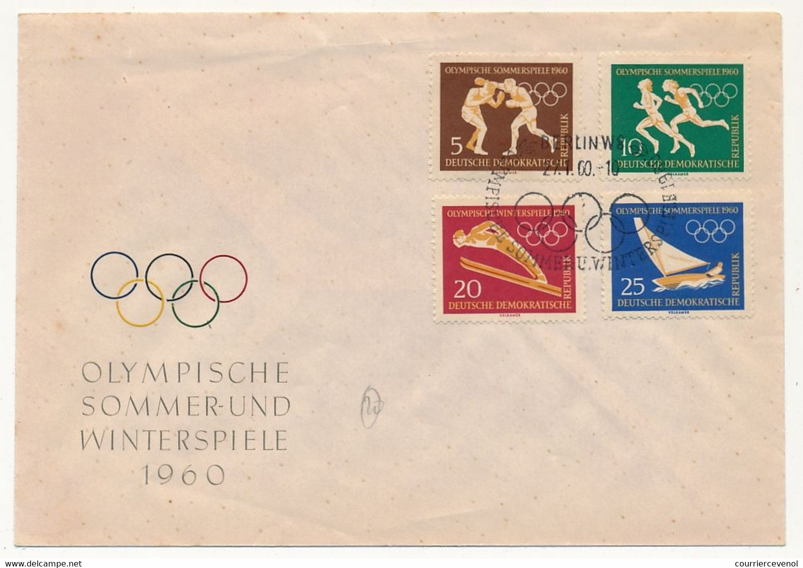 ALLEMAGNE - 12 documents thème Jeux olympiques, TB état