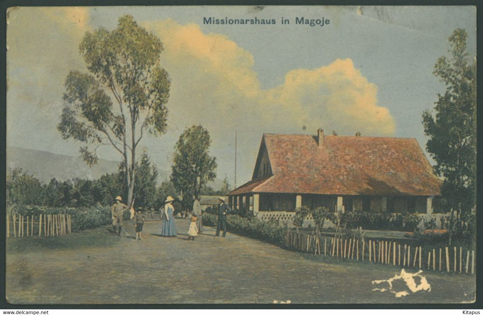 MISSIONARSHAUS In MAGOJE Uganda Vintage Postcard Serie Deutsch Ost Africa - Uganda