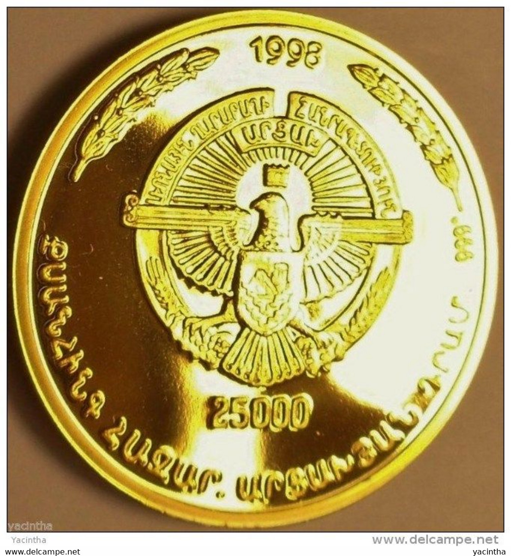 @Y@   Nagorno Karabakh Armenia 25000 Drams 1998  Proof Silver/Gild "Astghik" - Nagorno-Karabakh