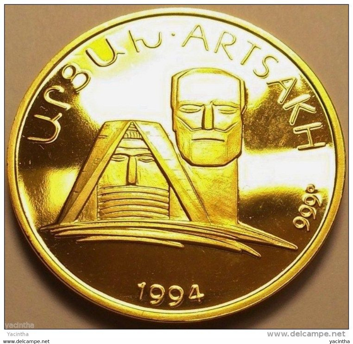 @Y@   Nagorno Karabakh Armenia 25000 Drams 1998 (1994) Proof Silver/Gild "Artsakh" - Nagorno-Karabakh