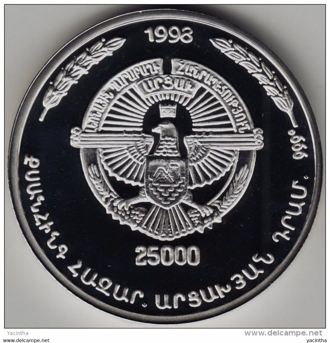 @Y@   Nagorno Karabakh  25000 Dram  1998 Silver Coin. Rare  Astghik   Proof - Nagorno-Karabakh