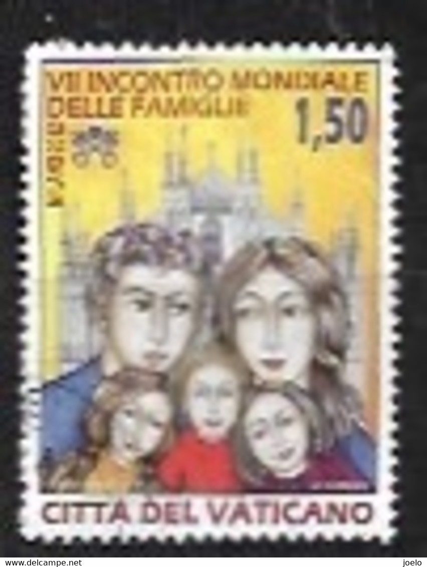 VATICAN 2012 Vll WORLD FAMILY ENCOUNTER - Used Stamps