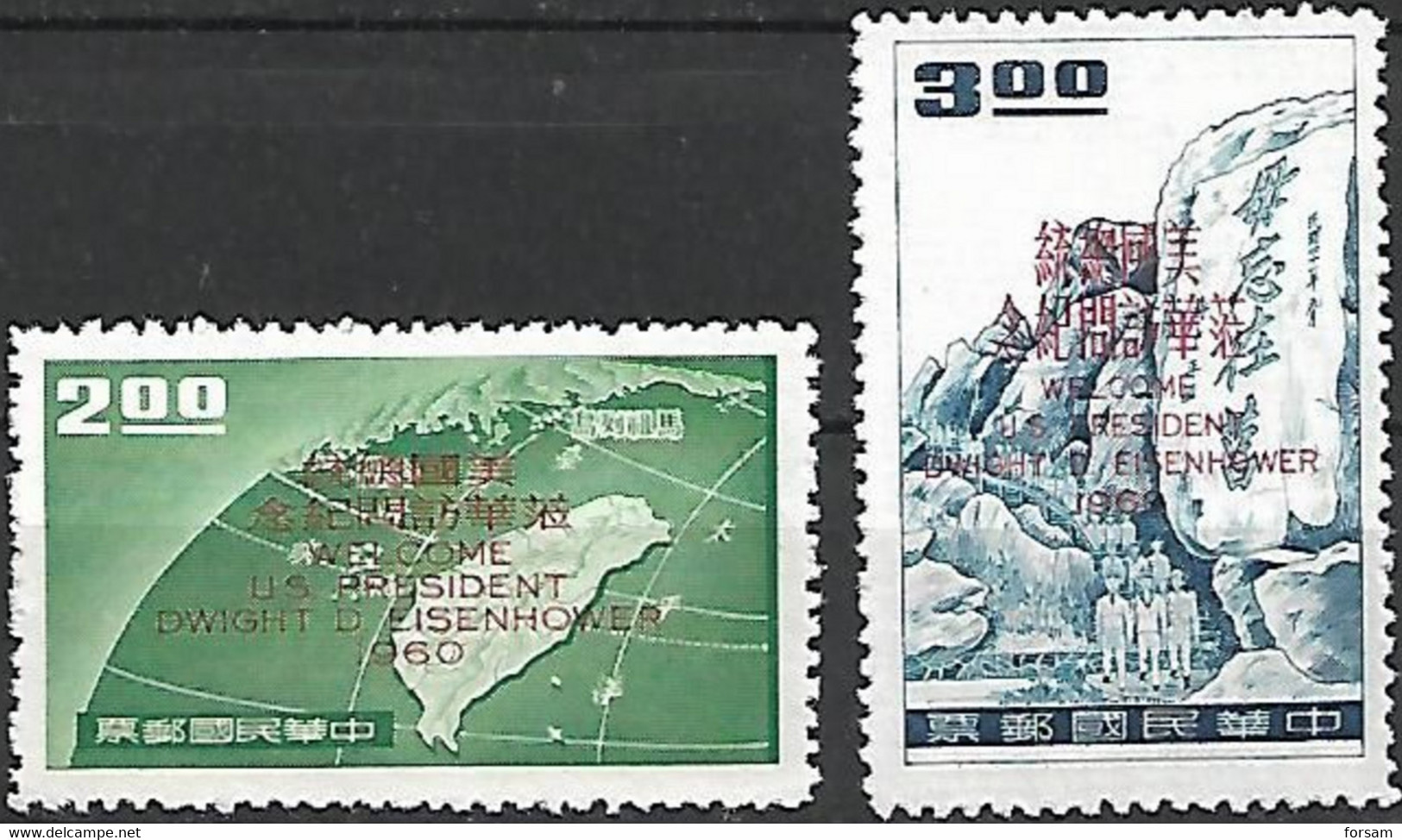 TAIWAN (FORMOSA)..1960..Michel # 363-364...MLH. - Unused Stamps
