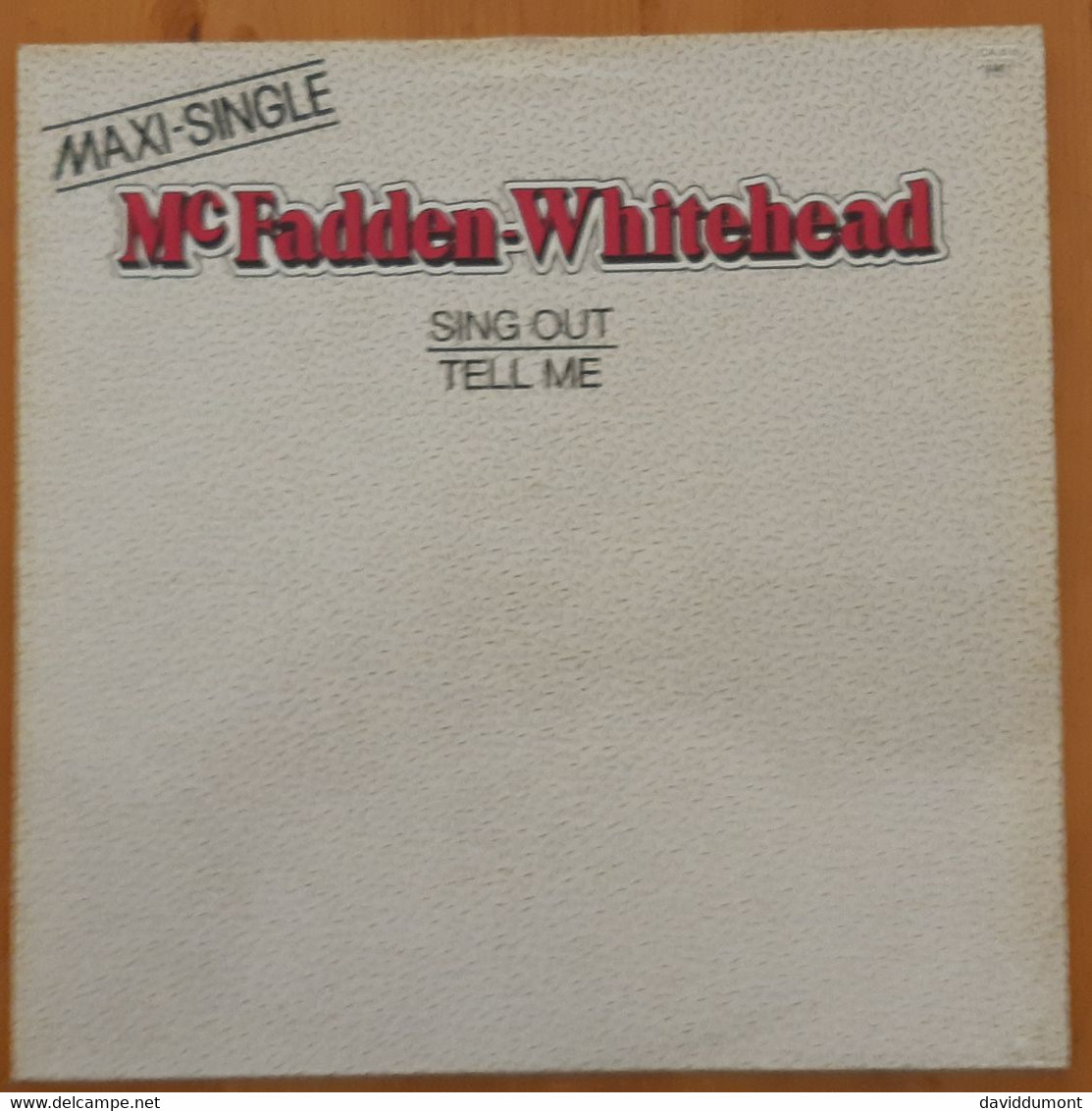 McFADDEN-WHITEHEAD - Maxi 45 Tours - 45 T - Maxi-Single