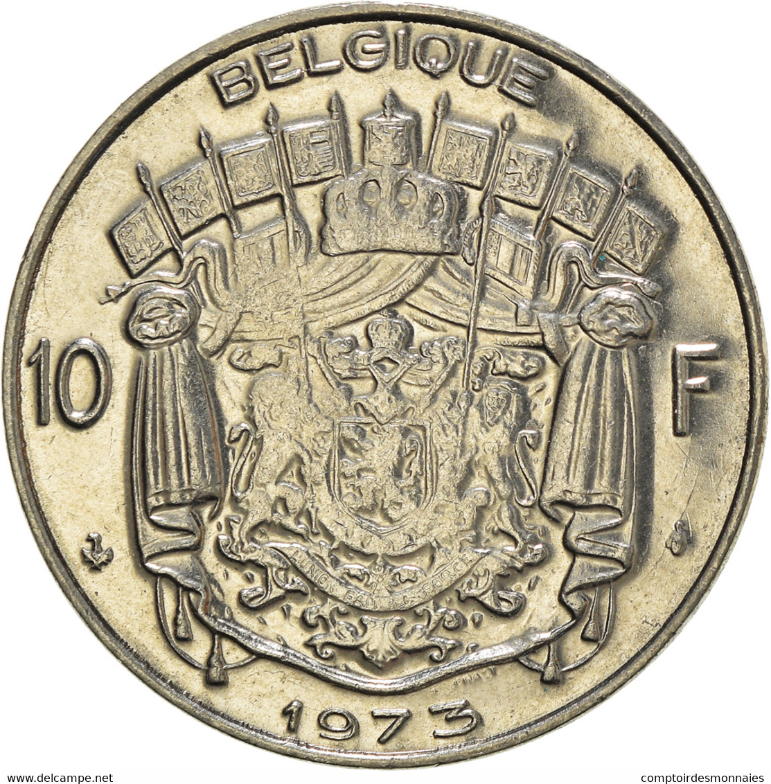 Monnaie, Belgique, 10 Francs, 10 Frank, 1973 - 10 Frank