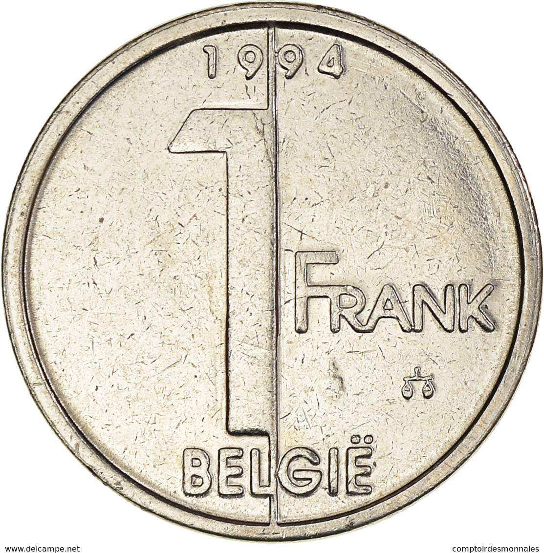 Monnaie, Belgique, Franc, 1994 - 1 Franc