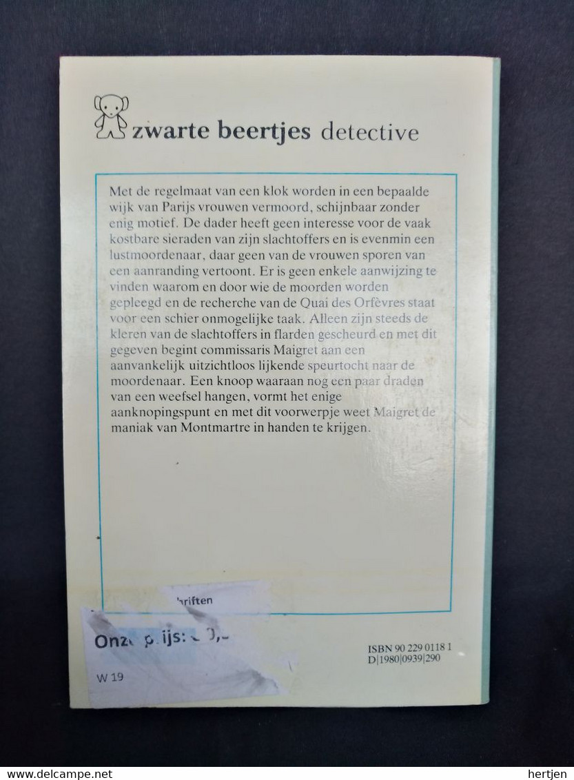 Maigret En De Maniak Van Montmartre  - Georges Simenon - Détectives & Espionnages