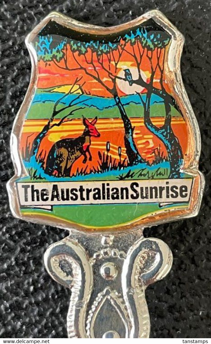 Australia-Sunrise 1970s Australian Souvenir Spoon - Cucchiai