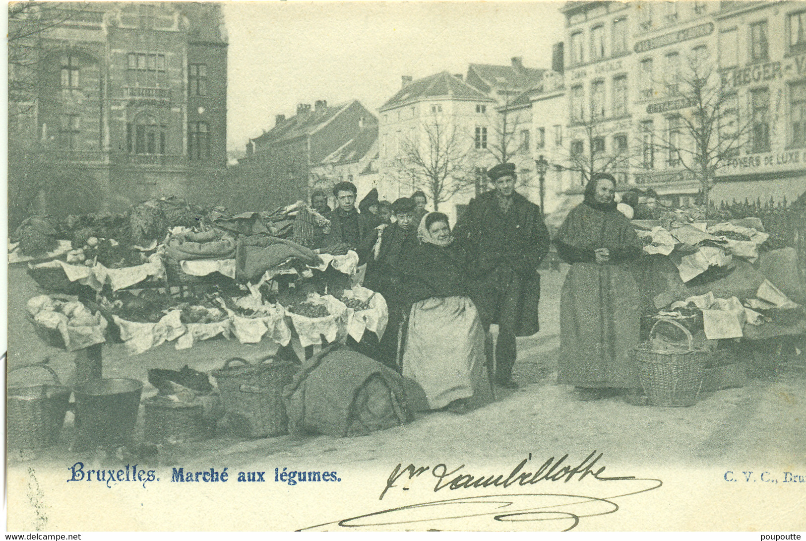 BRUXELLES. Marché Aux Légumes. Edit. C.V.C. - Markten