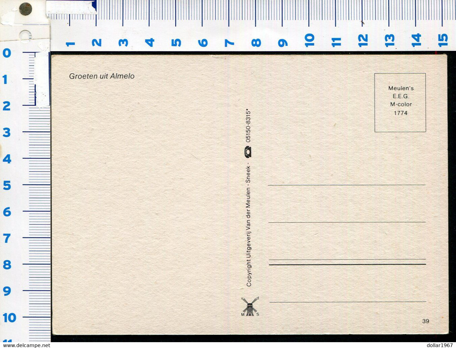 Groeten Uit Almelo ( Centrum ) . + ,2 Scans For Condition. (Originalscan !! ) - Almelo