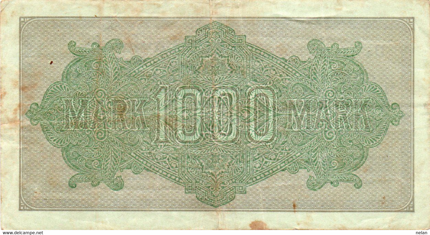 GERMANIA -1000 MARK 1922 - Wor:P-76h.2.3 - Vielecke - 1000 Mark