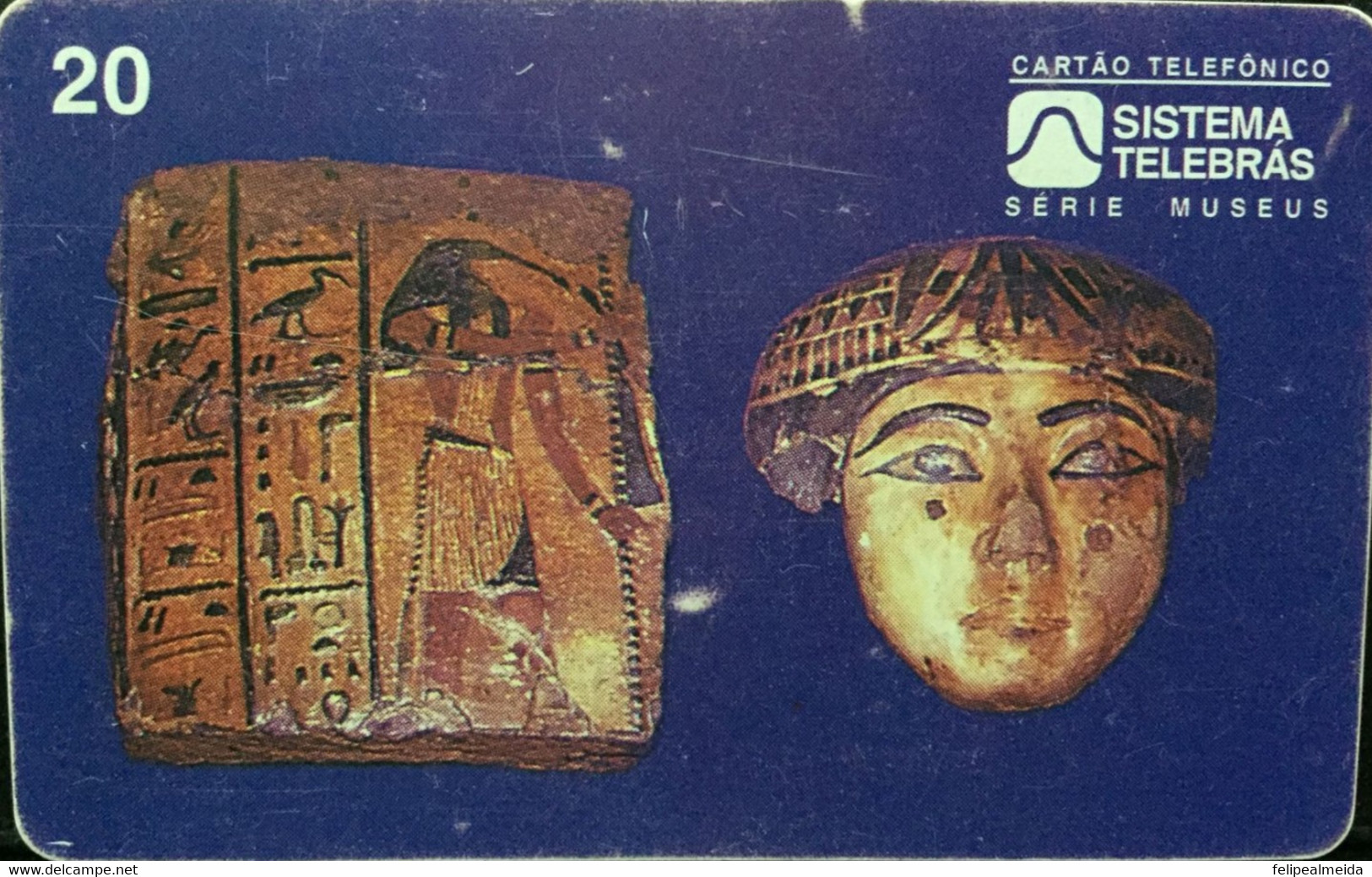 Phone Car Manufactured By Telebras In 1996 - Egyptian Pieces Donated By Don Pedro 1st - National Museum - Federal Univer - Cultura