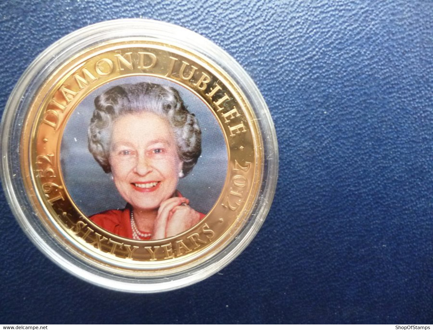 COOKS ISLAND 2011 SIXTY YEARS 1 DOLLAR  DIAMOND JUBILEE 1952-2012 - Islas Cook