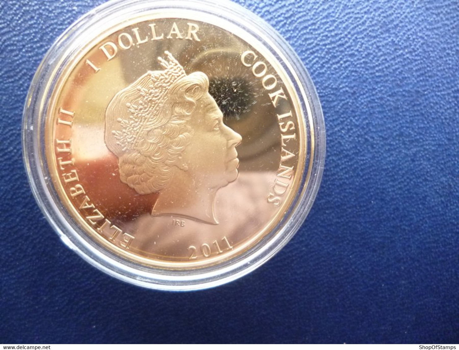 COOKS ISLAND 2011 SIXTY YEARS 1 DOLLAR  DIAMOND JUBILEE 1952-2012 - Islas Cook