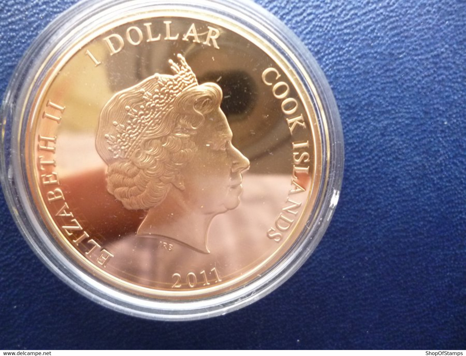 COOKS ISLAND 2011 SIXTY YEARS 1 DOLLAR  DIAMOND JUBILEE 1952-2012 - Cookinseln