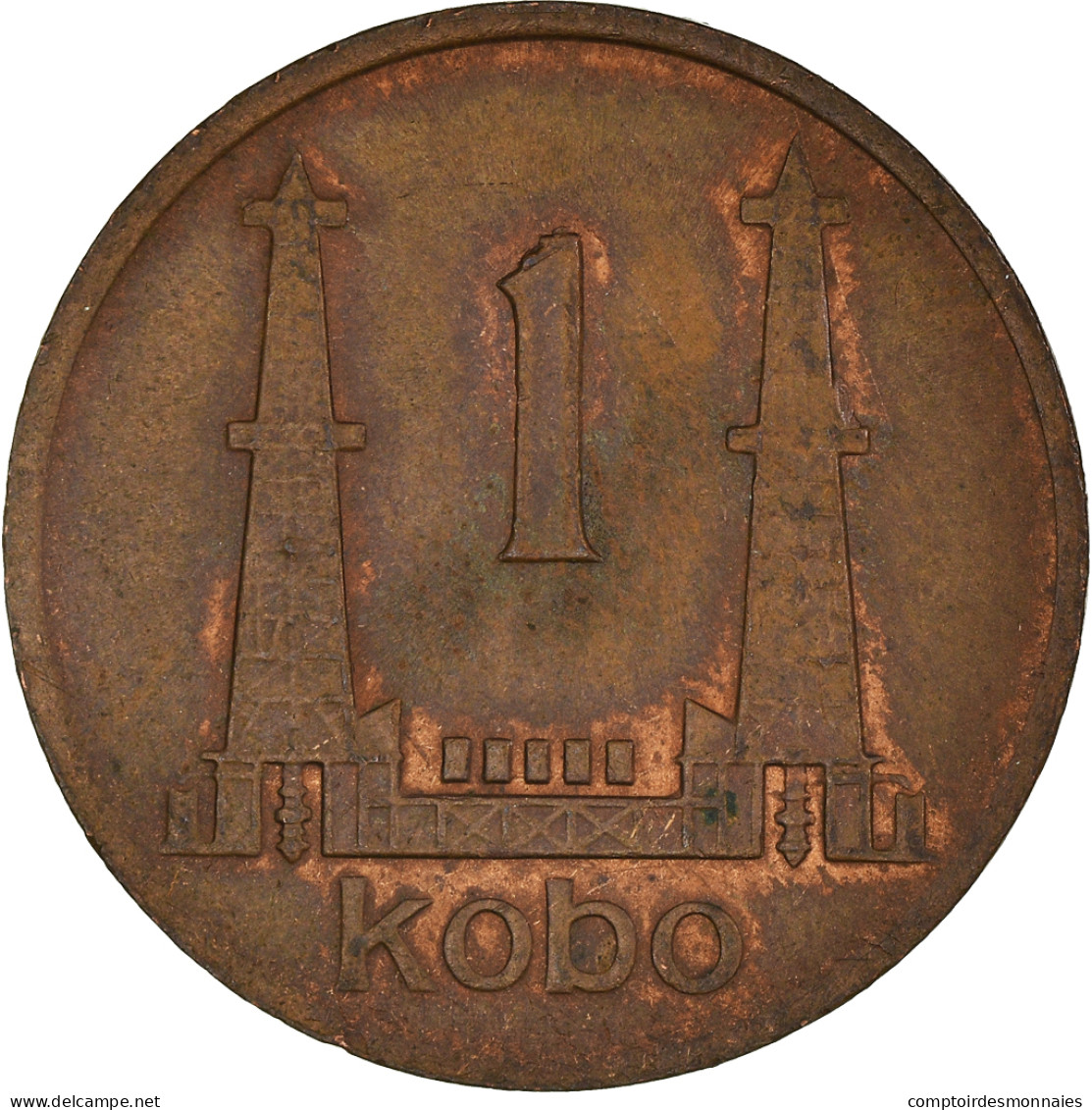 Monnaie, Nigéria, Kobo, 1974 - Nigeria