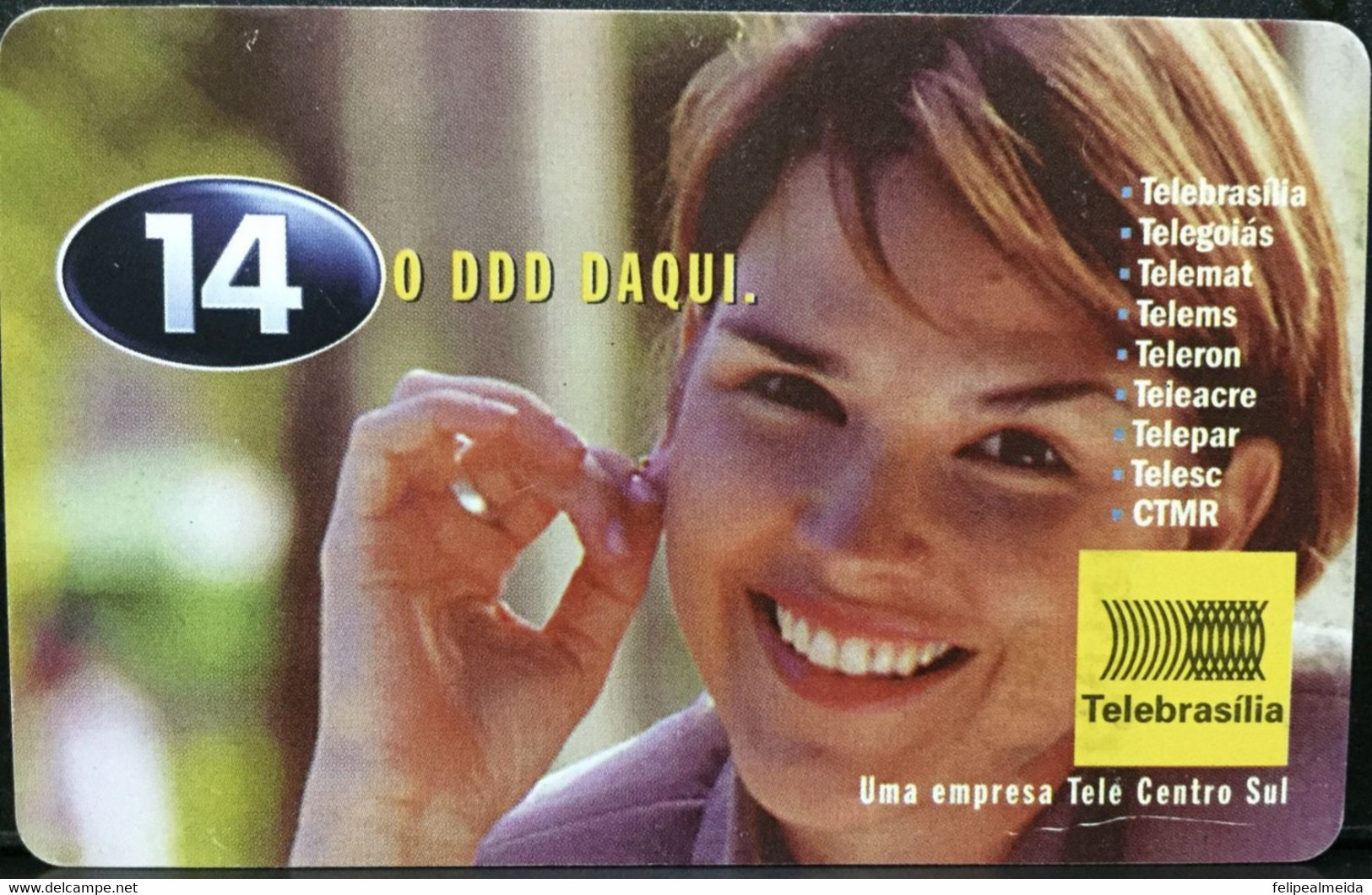 Phone Card Manufactured By Telebrasilia In 1999 - Information Card On The Use Of DDD In Calls - Operatori Telecom