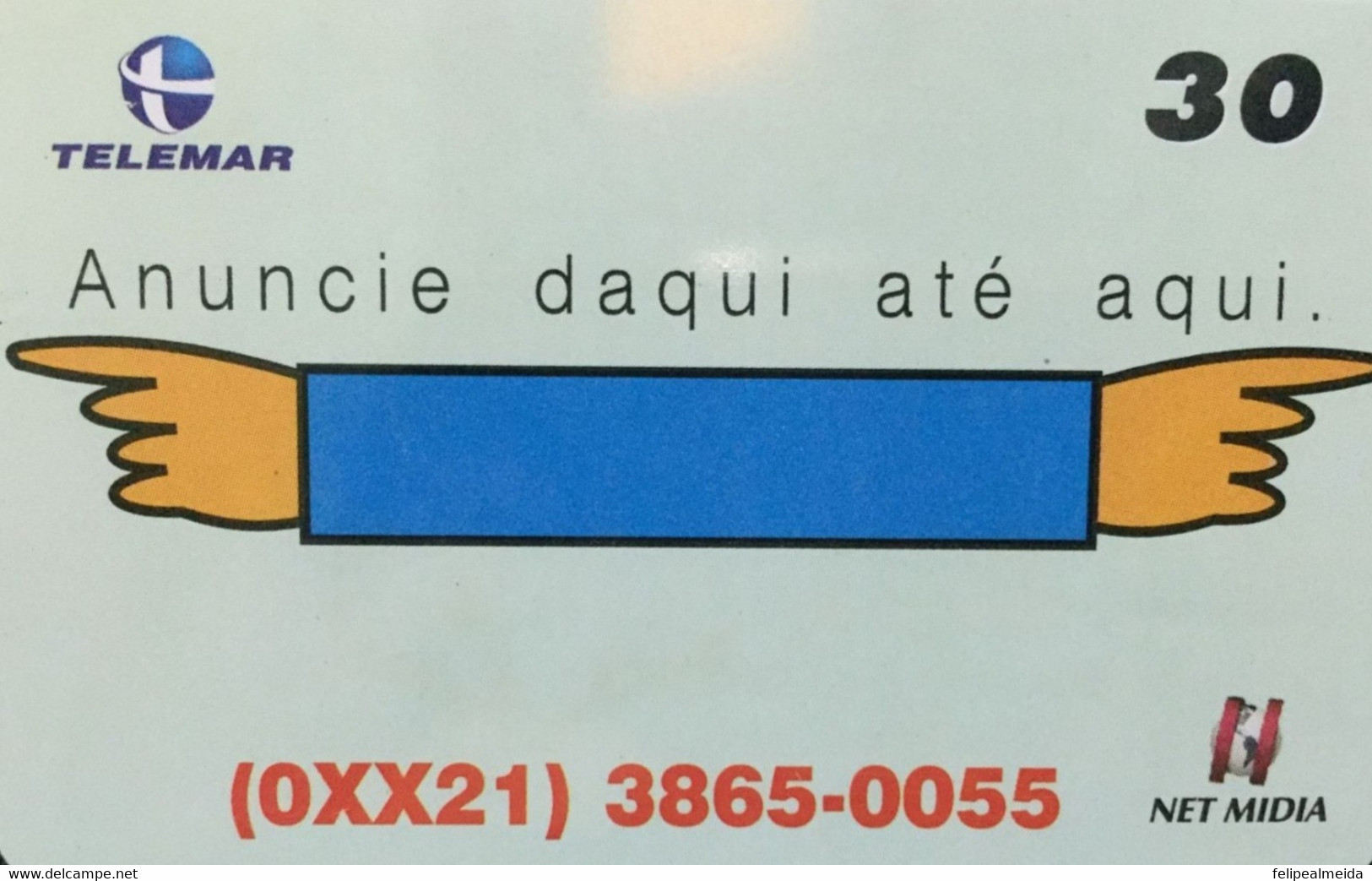 Phone Card Manufactured By Telemar In 2001 - Advertise On The Phone Card And Prepare To Fulfill Orders - Netmidia's - Telecom Operators