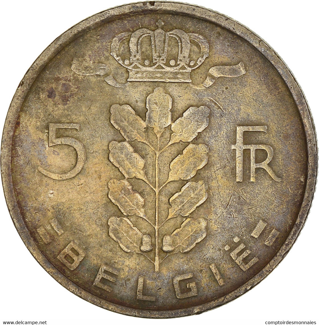 Monnaie, Belgique, 5 Francs, 5 Frank, 1949 - 5 Francs