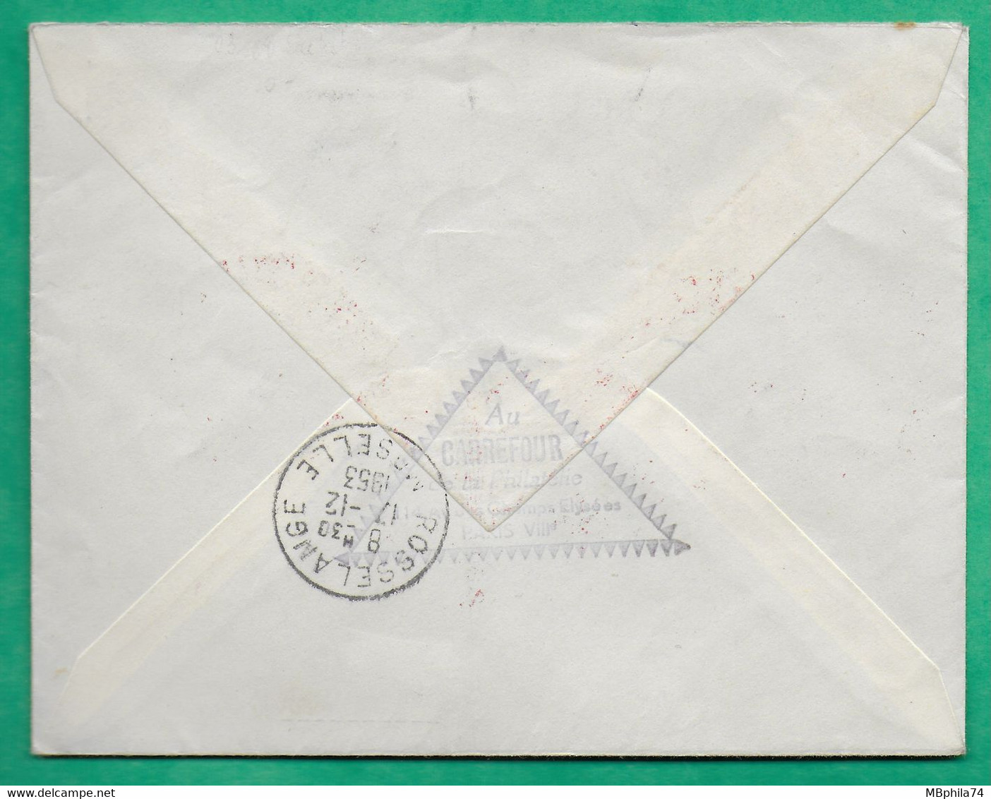 YT N°966 + 967 PAIRE CROIX ROUGE ENVELOPPE PREMIER JOUR LE HAVRE RECOMMANDE POUR ROSSELANGE MOSELLE 1953 COVER FRANCE - Red Cross