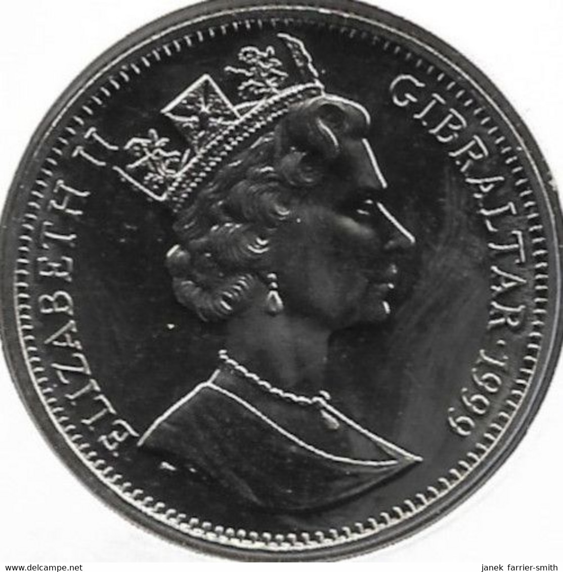 1999 Gibraltar 1 Crown The Life Of Queen Elizabeth Queen Mother 1918 Coin Cover - Gibraltar