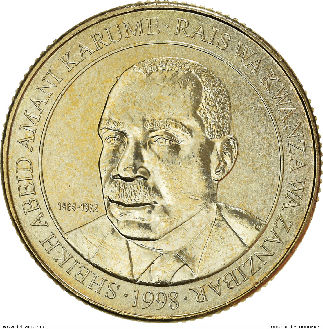 Monnaie, Tanzanie, 200 Shilingi, 1998, SPL+, Cuivre-Nickel-Zinc (Maillechort) - Tanzanía