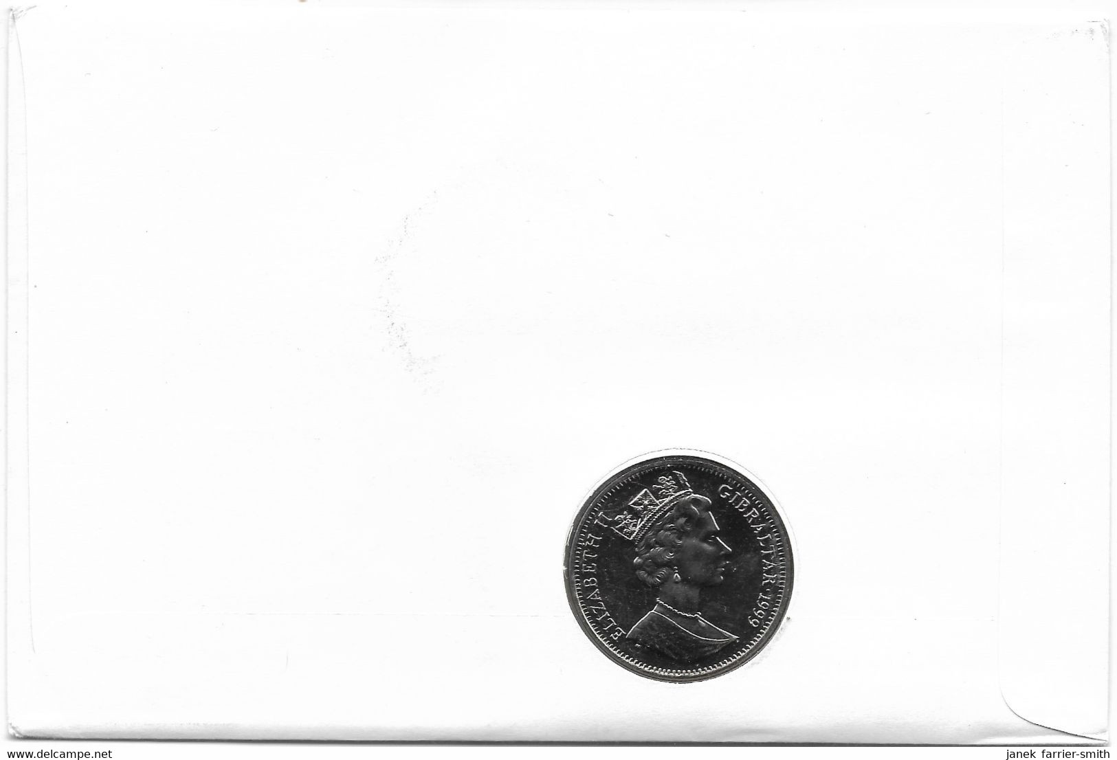 1999 Gibraltar 1 Crown The Life Of Queen Elizabeth Queen Mother 1905 Coin Cover - Gibraltar