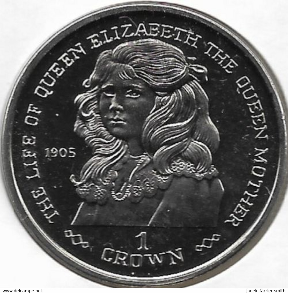 1999 Gibraltar 1 Crown The Life Of Queen Elizabeth Queen Mother 1905 Coin Cover - Gibraltar