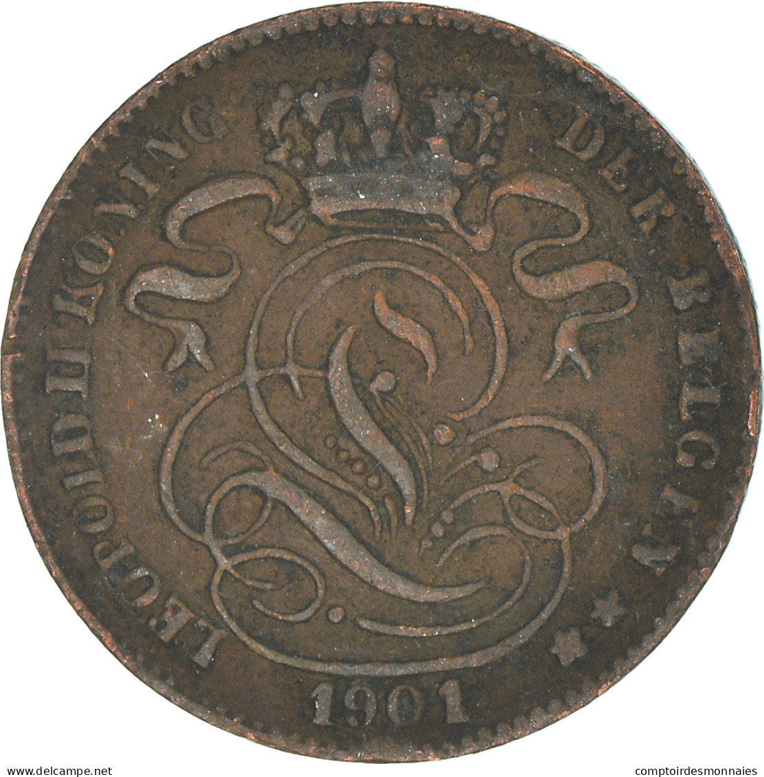 Monnaie, Belgique, Centime, 1901 - 1 Cent
