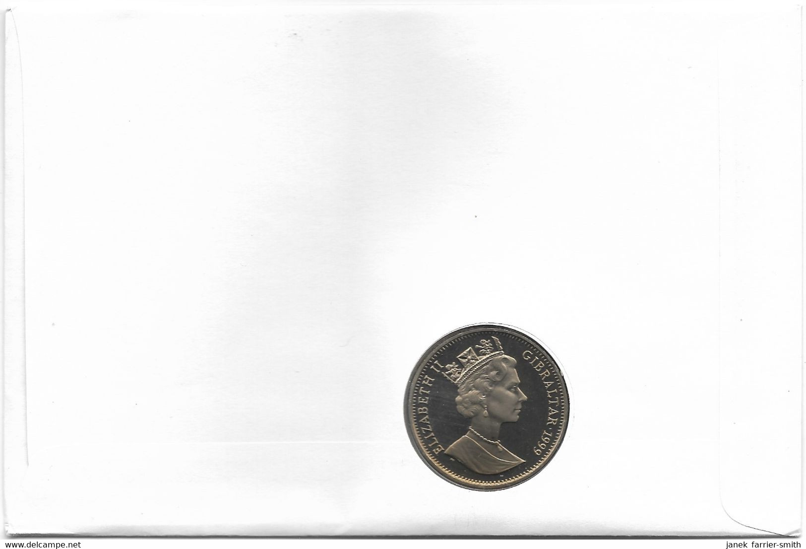 1999 Gibraltar 1 Crown The Life Of Queen Elizabeth Queen Mother 1923 Coin Cover - Gibraltar