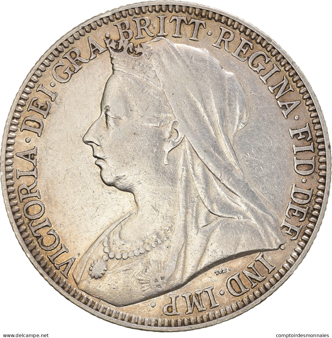 Monnaie, Grande-Bretagne, Victoria, Florin, Two Shillings, 1896, Londres, TTB - J. 1 Florin / 2 Shillings