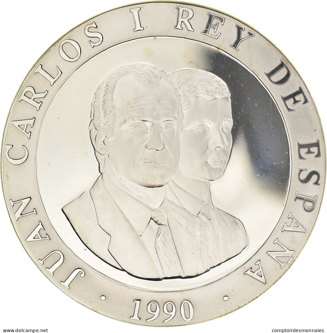 Monnaie, Espagne, Juan Carlos I, 2000 Pesetas, 1990, Madrid, FDC, Argent, KM:866 - 2 000 Pesetas