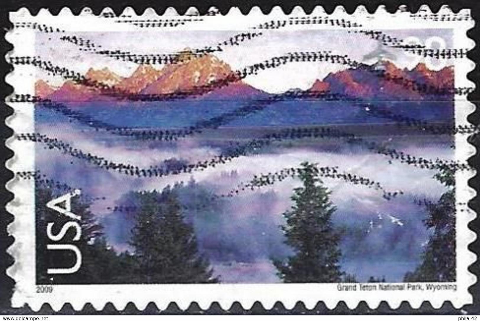 United States 2009 - Mi 4507- YT Pa 139 ( Mountains In Grand Teton National Park Wyoming ) - 3b. 1961-... Neufs