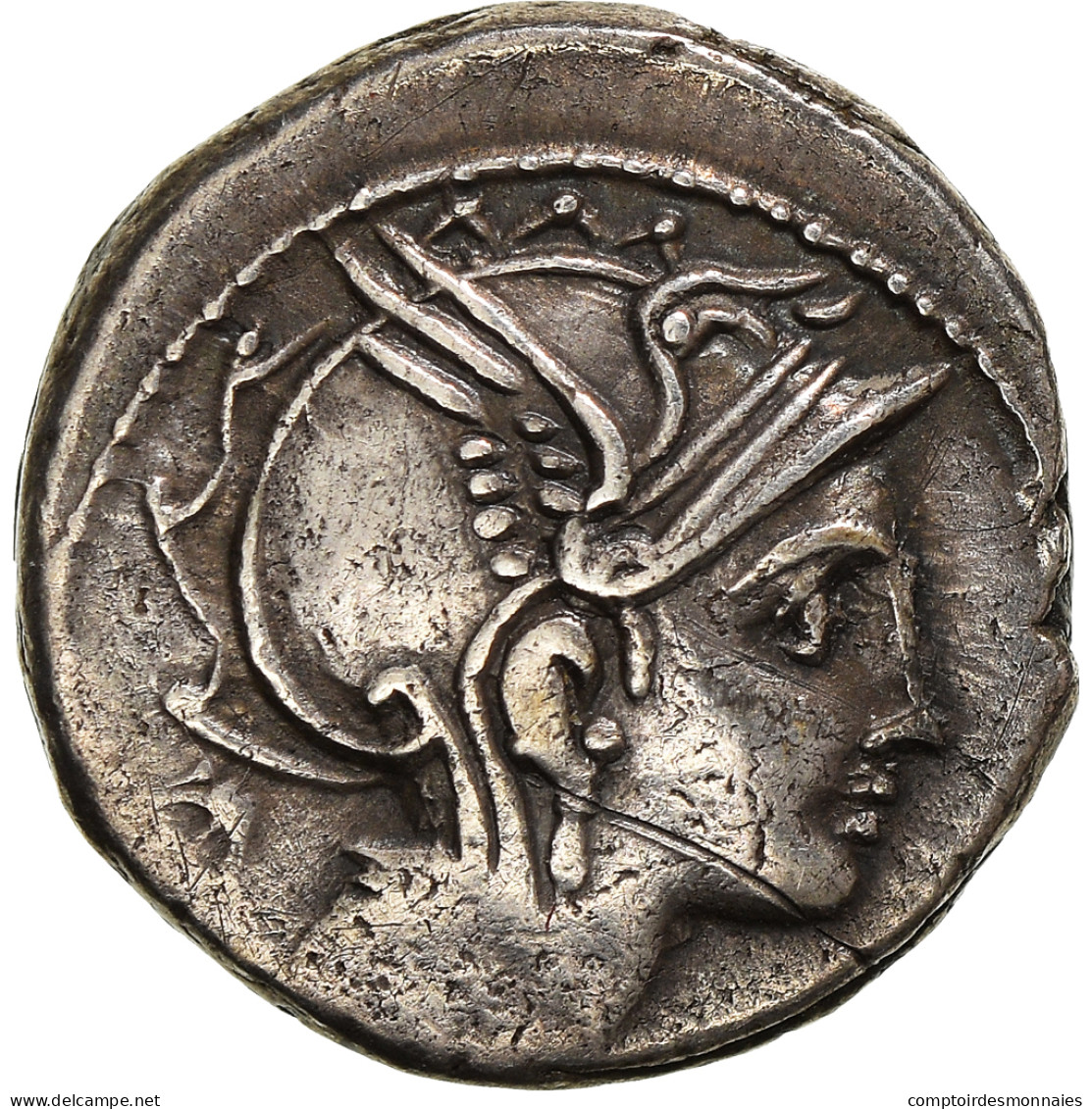 Monnaie, Claudia, Denier, 95-90 BC, Rome, TTB+, Argent, Babelon:2 - República (-280 / -27)