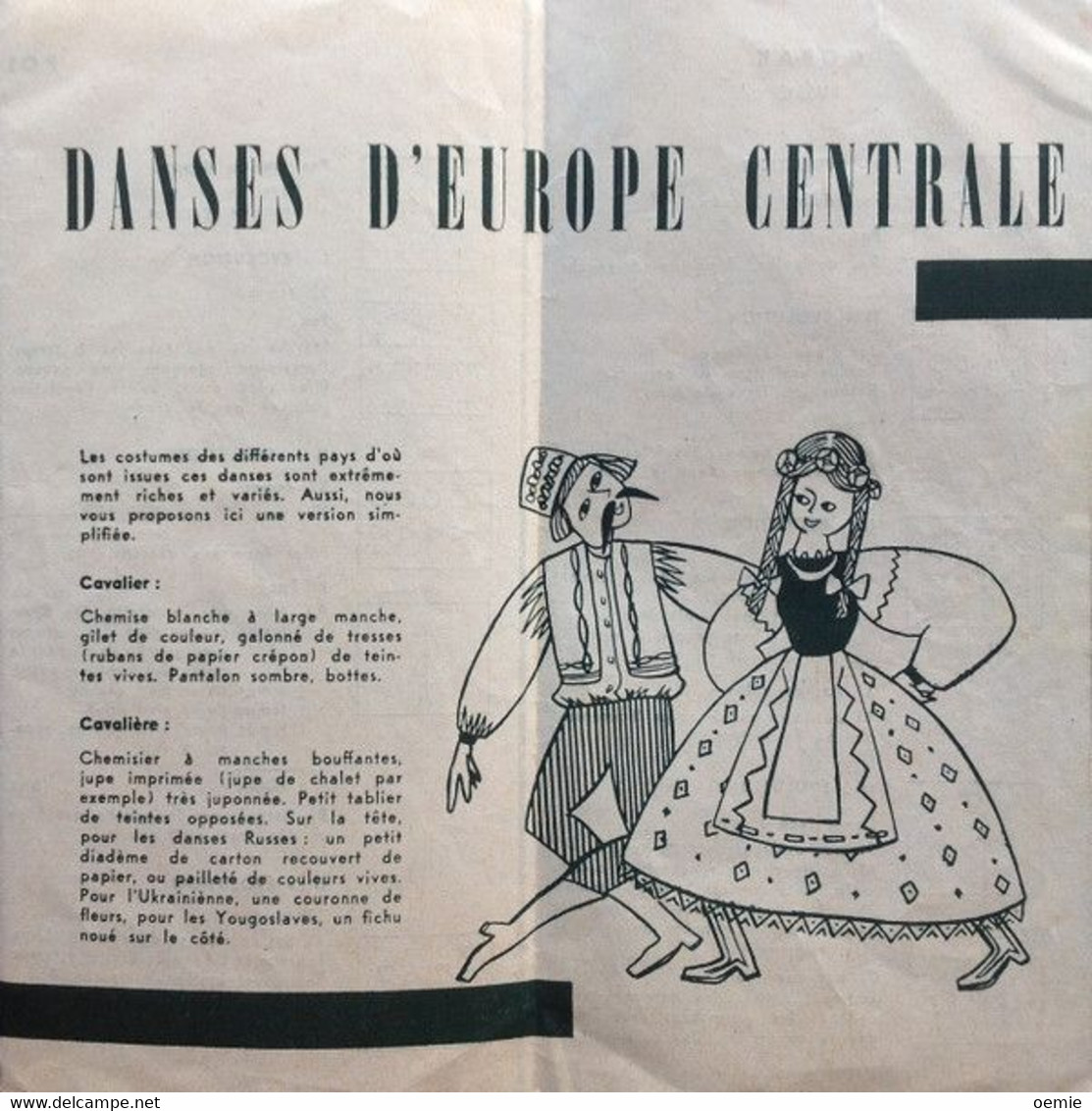 DANSES  D'EUROPE  CENTRALE - Dance, Techno En House