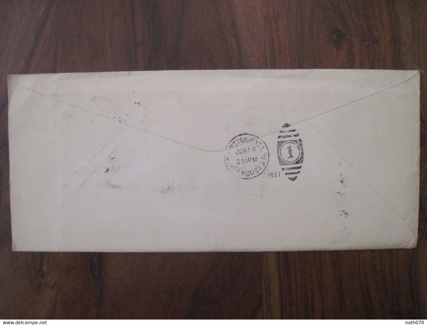 JAPON 1937 Consulate Tokyo The Foreign Office Of USA BOSTON Enveloppe Lettre Cover Nippon US Japan - Lettres & Documents